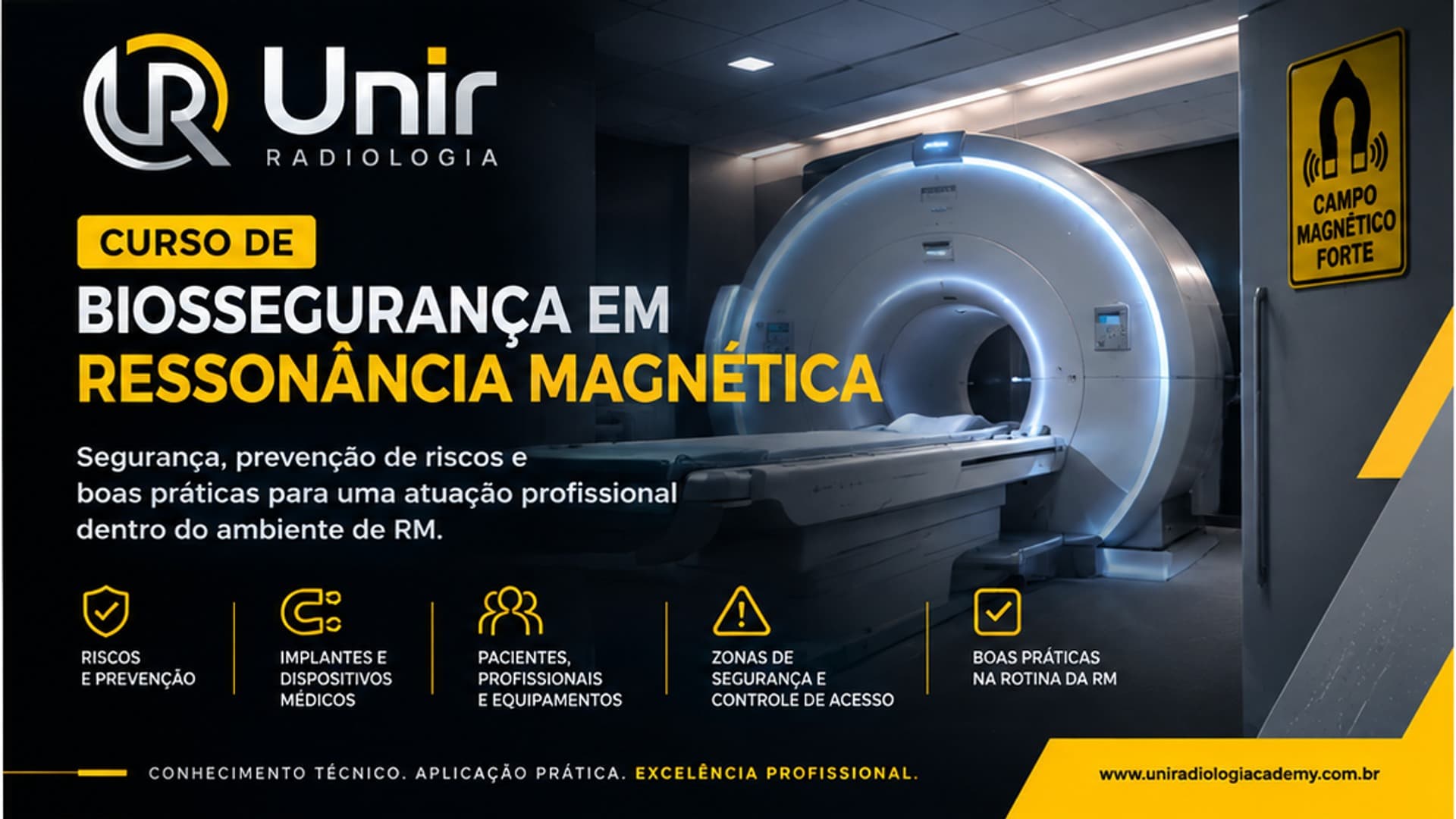 Curso de Biossegurança em Ressonância Magnética